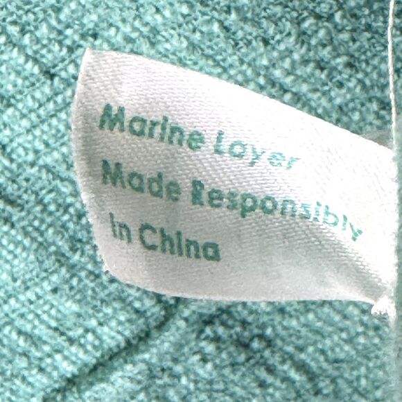 Marine Layer Portola Beach Hoodie Men’s Size Small Beryl Green - Picture 7 of 9